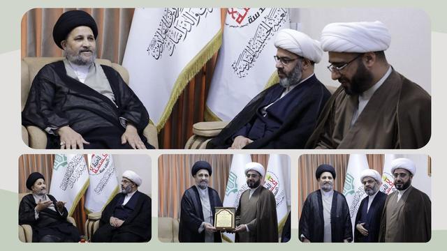 وفد مؤسّسة وارث الأنبياء يزور سماحة السيد غسان الخرسان